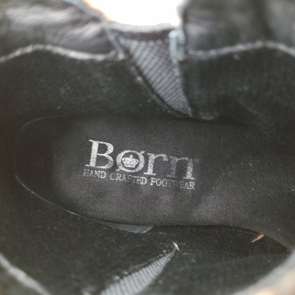 BORN REMO 6 US Leopard Print Ankle Boots Fabric Booties Slip-on/Pull-on NEW - Picture 10 of 11